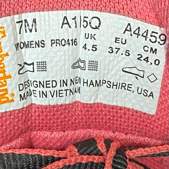 Womens 7 Timberland Pro Powertrain Sport Alloy Toe Athletic Shoes Black SEF1589 - Picture 8 of 8